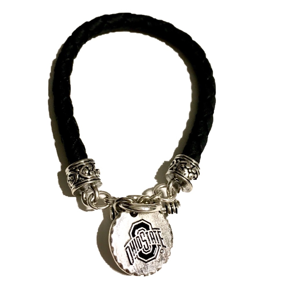 NWT OSU Ohio Buckeye Charm Bracelet